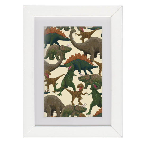 Dinosaurs - Framed Mini Print