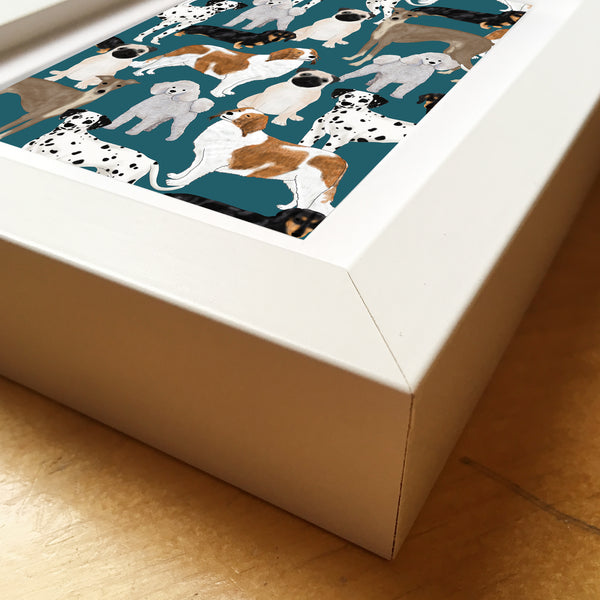 Dogs - Framed Mini Print
