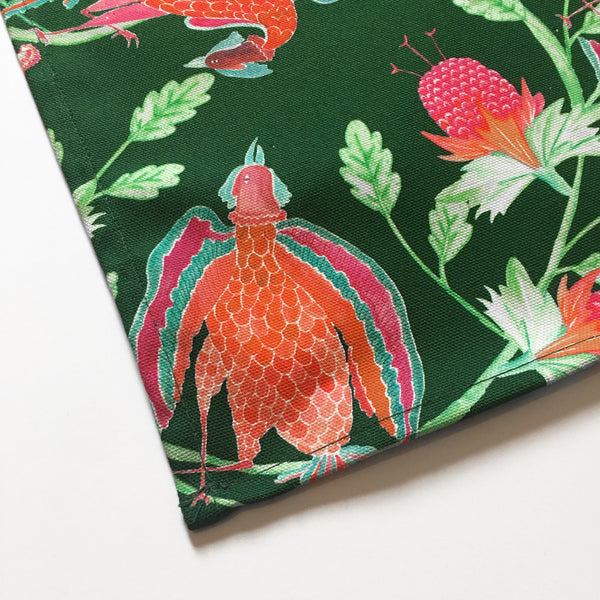 Emperor's Garden (Emerald) - Tea Towel