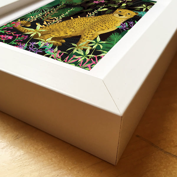 Jungle Cheetah - Framed Mini Print