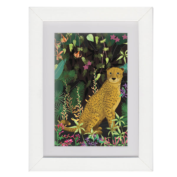 Jungle Cheetah - Framed Mini Print